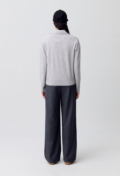 Wool Polo Jumper