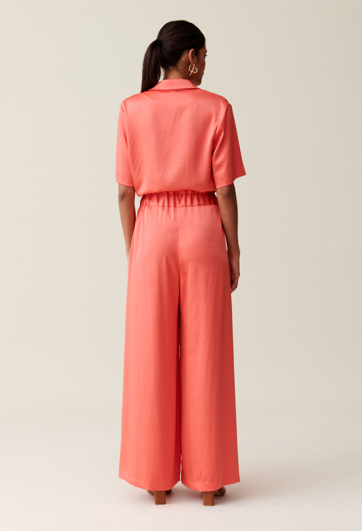 Satin Mandarin Trousers