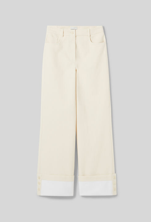 Straight Leg Denim Jeans