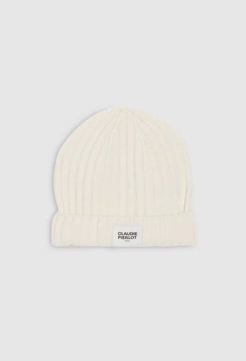 Ribbed-knit hat