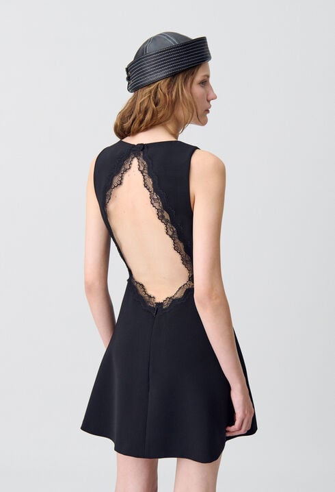 Robe dos nu dentelle