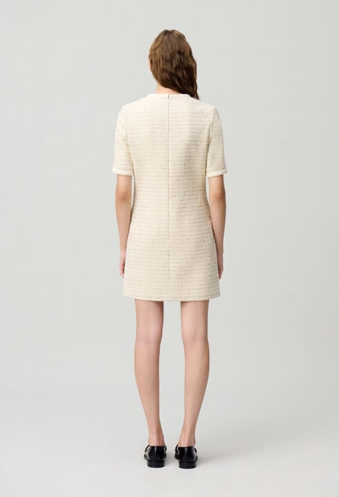 Robe courte tweed