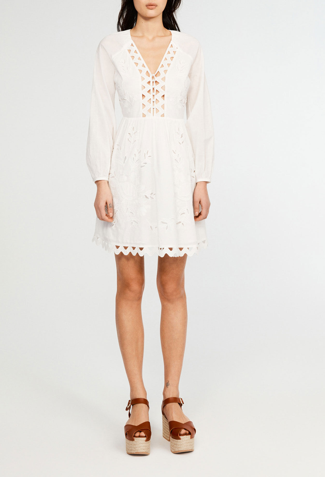 Claudie pierlot robe blanche cheap