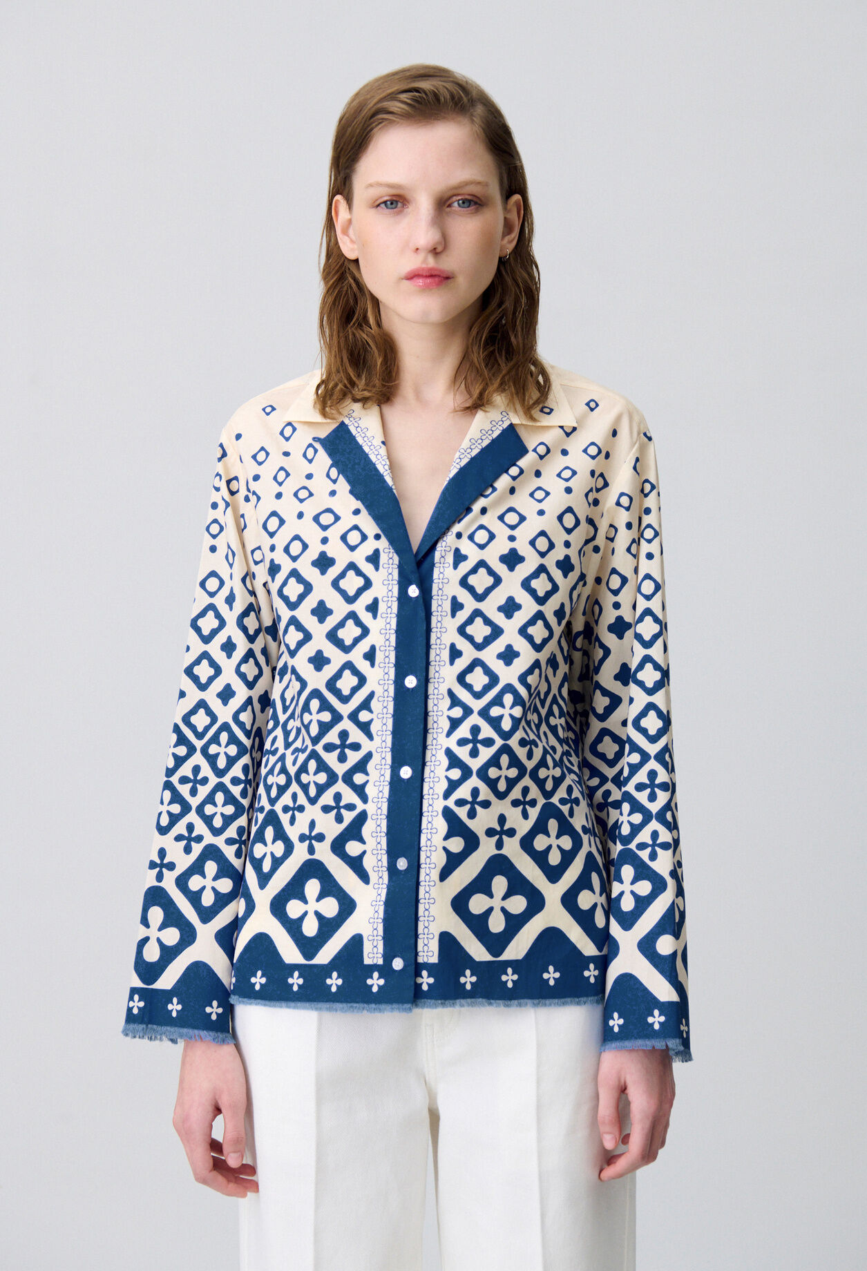 Chemise fluide imprimée