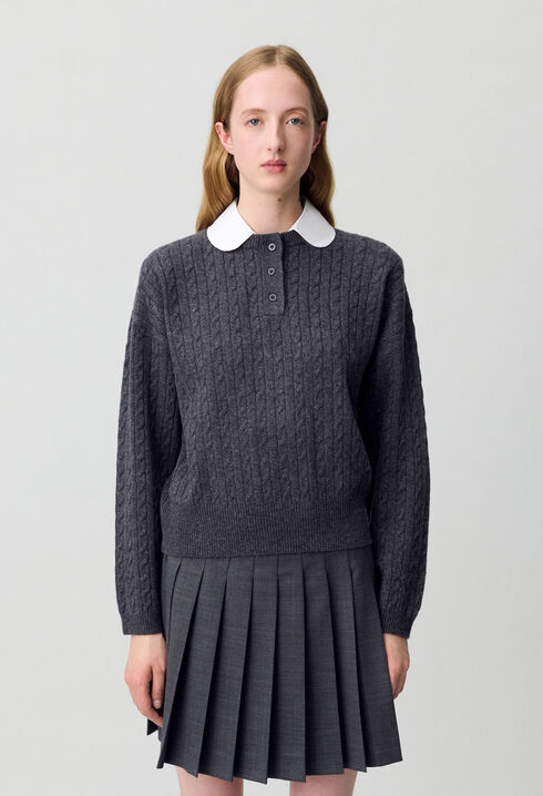 Pull col claudine