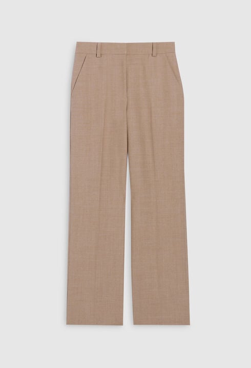 Beige suit trousers