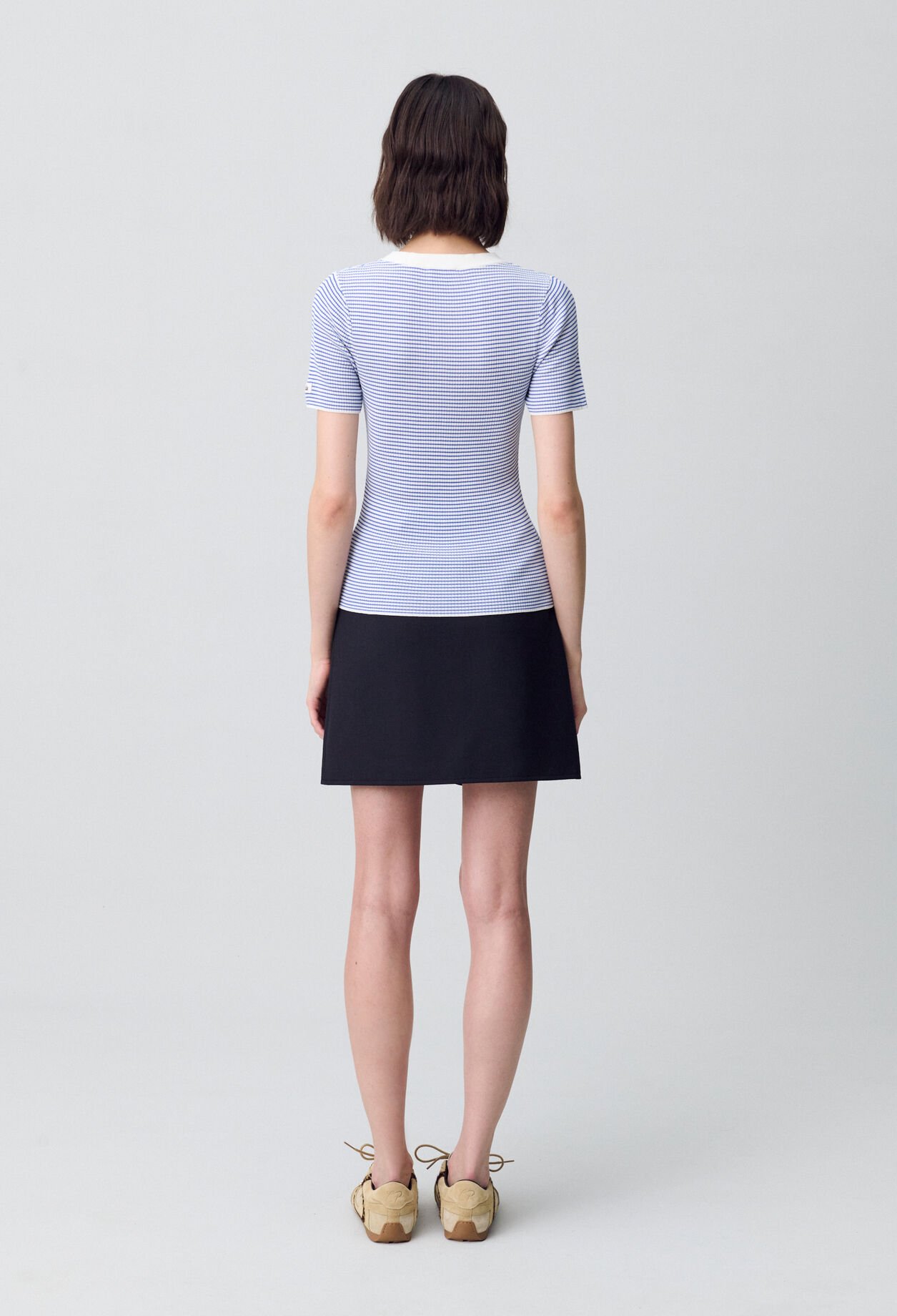 Top marinière maille fine