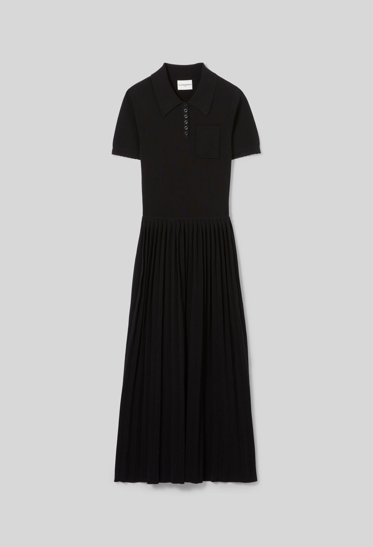 Fine-knit midi dress
