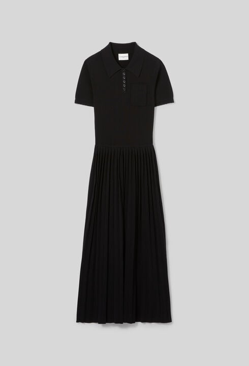 Robe midi maille fine