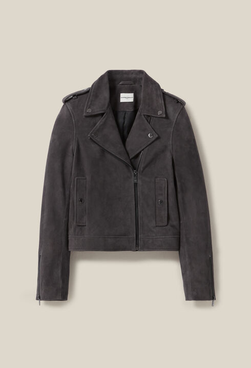 Veste perfecto cuir suède