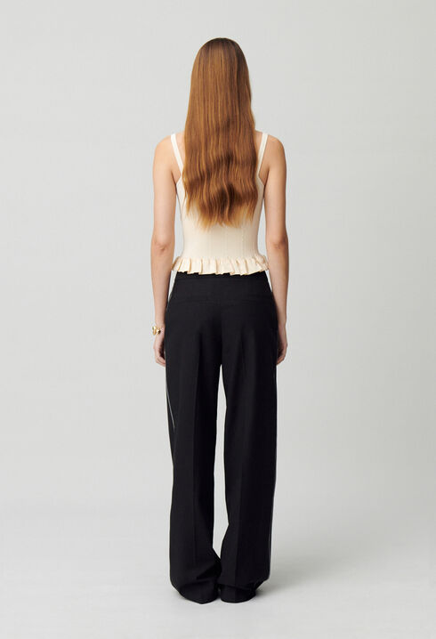 Pantalon droit large