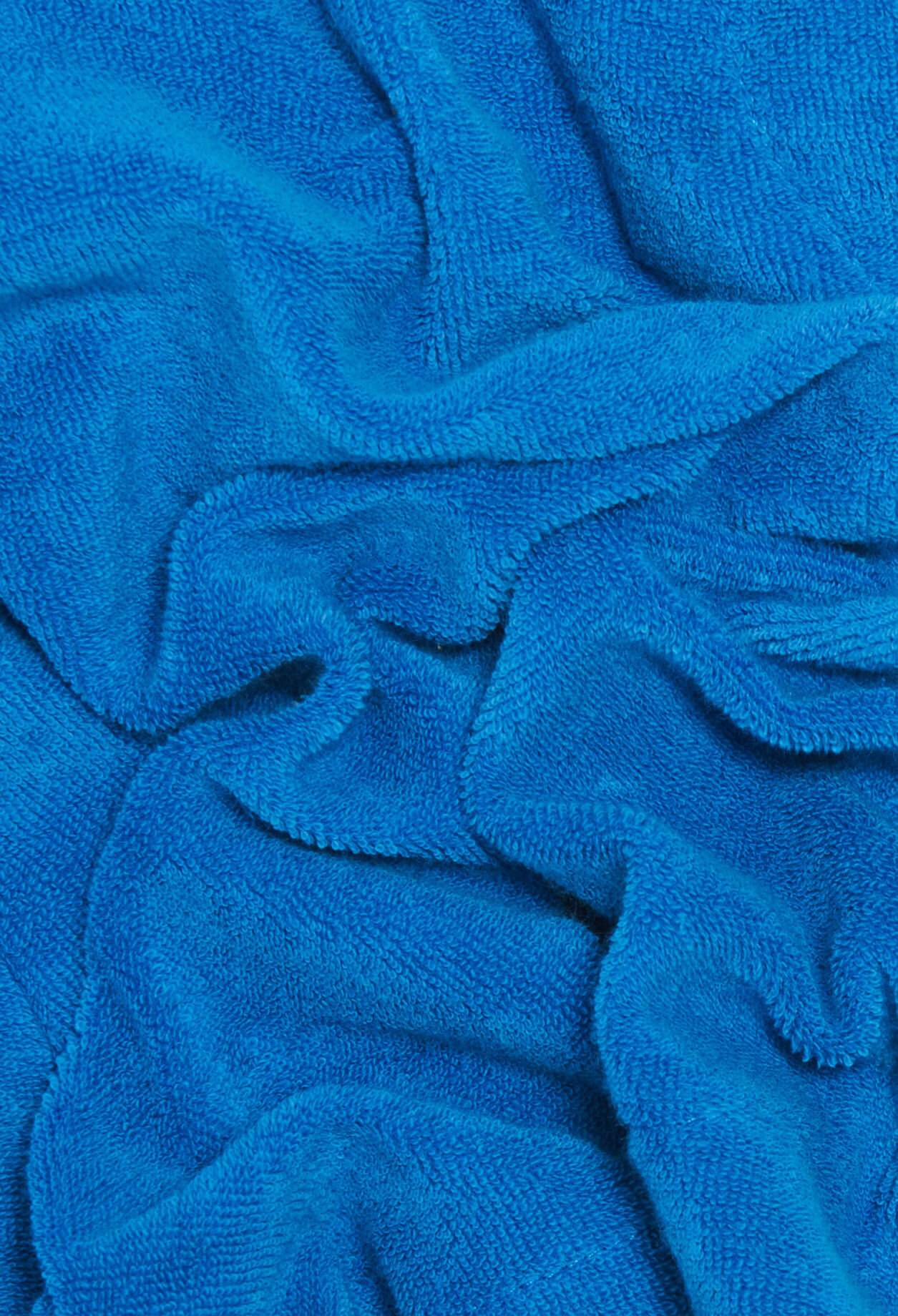 Blue terry shorts