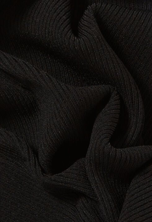 Fine knit bow top
