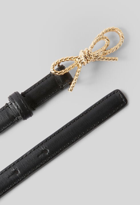Ceinture cuir nœud