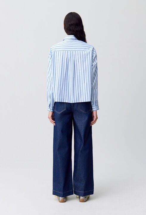 Chemise oversize rayures