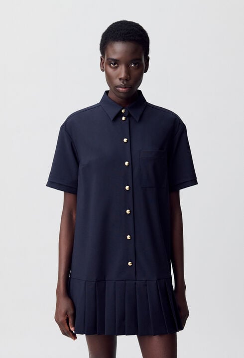 Robe courte chemise