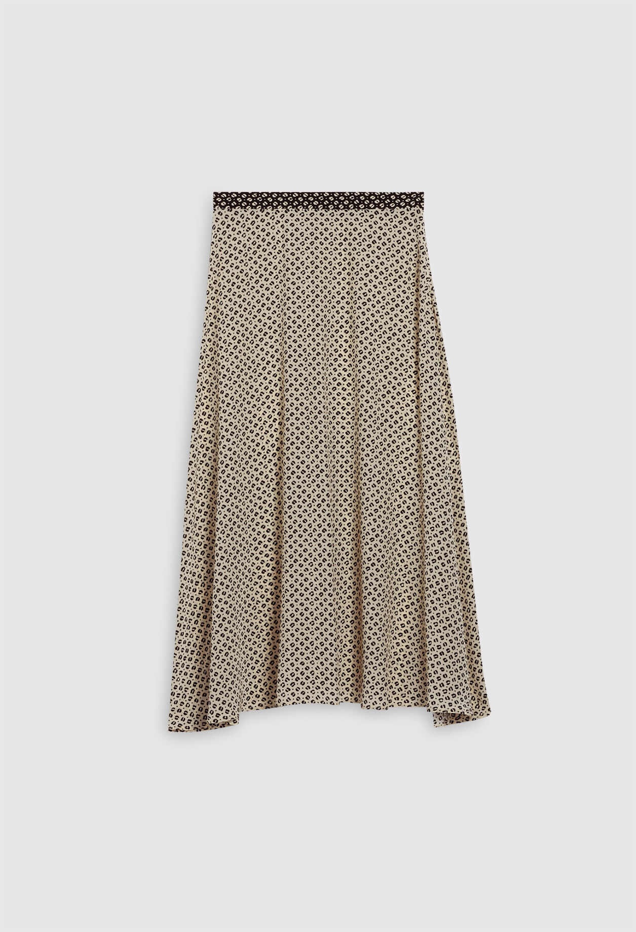Midi skirt made from