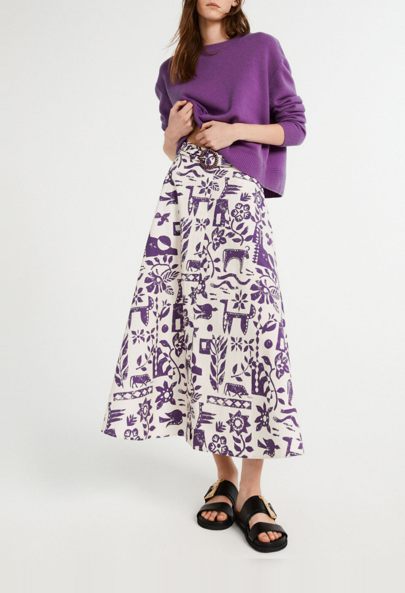 Printed skirt