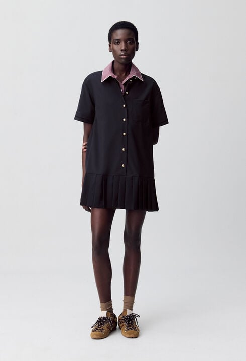 Robe courte chemise