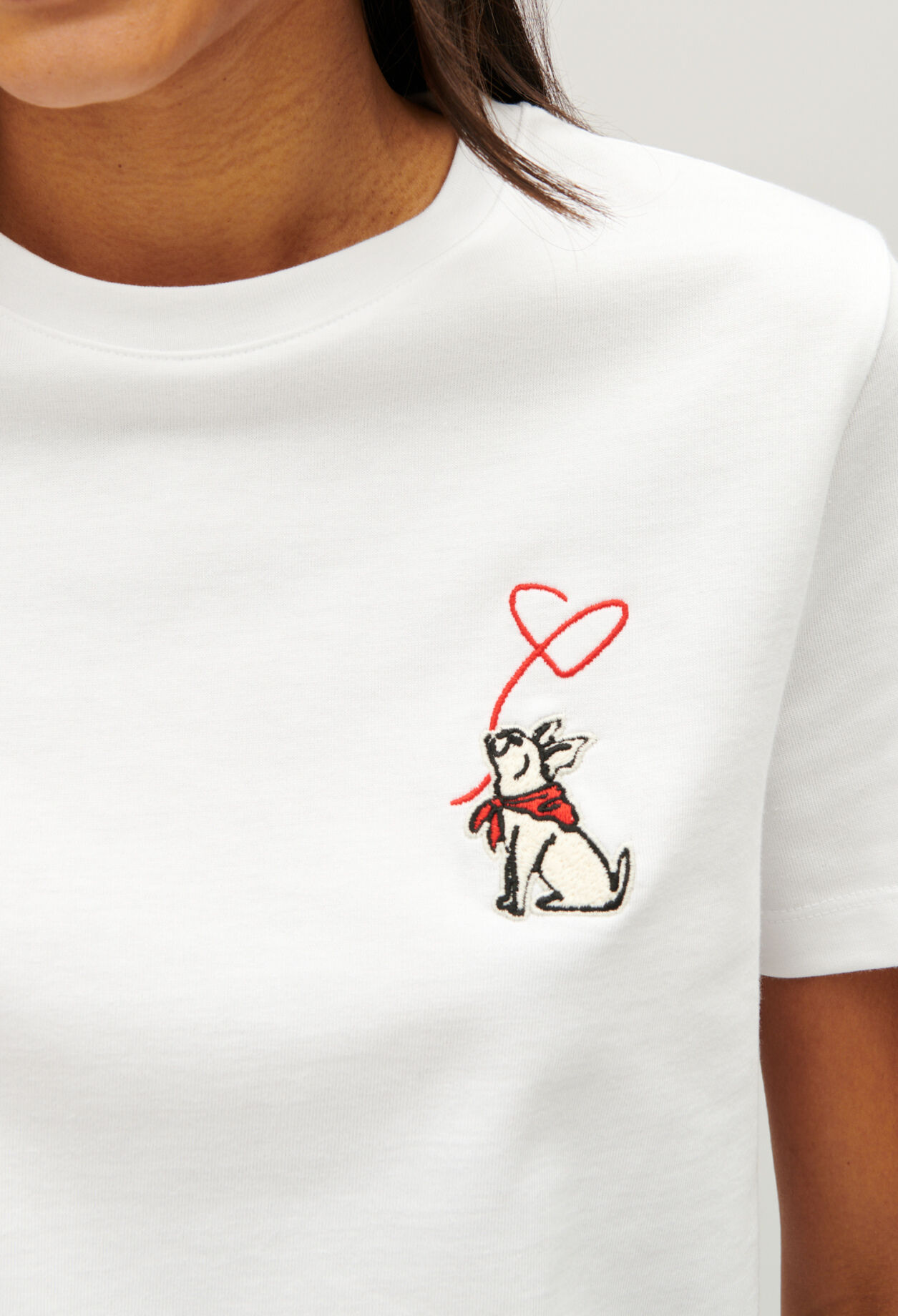 Jean Toto cream T-shirt