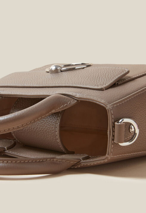Sac Anouck cuir grainé chaîne