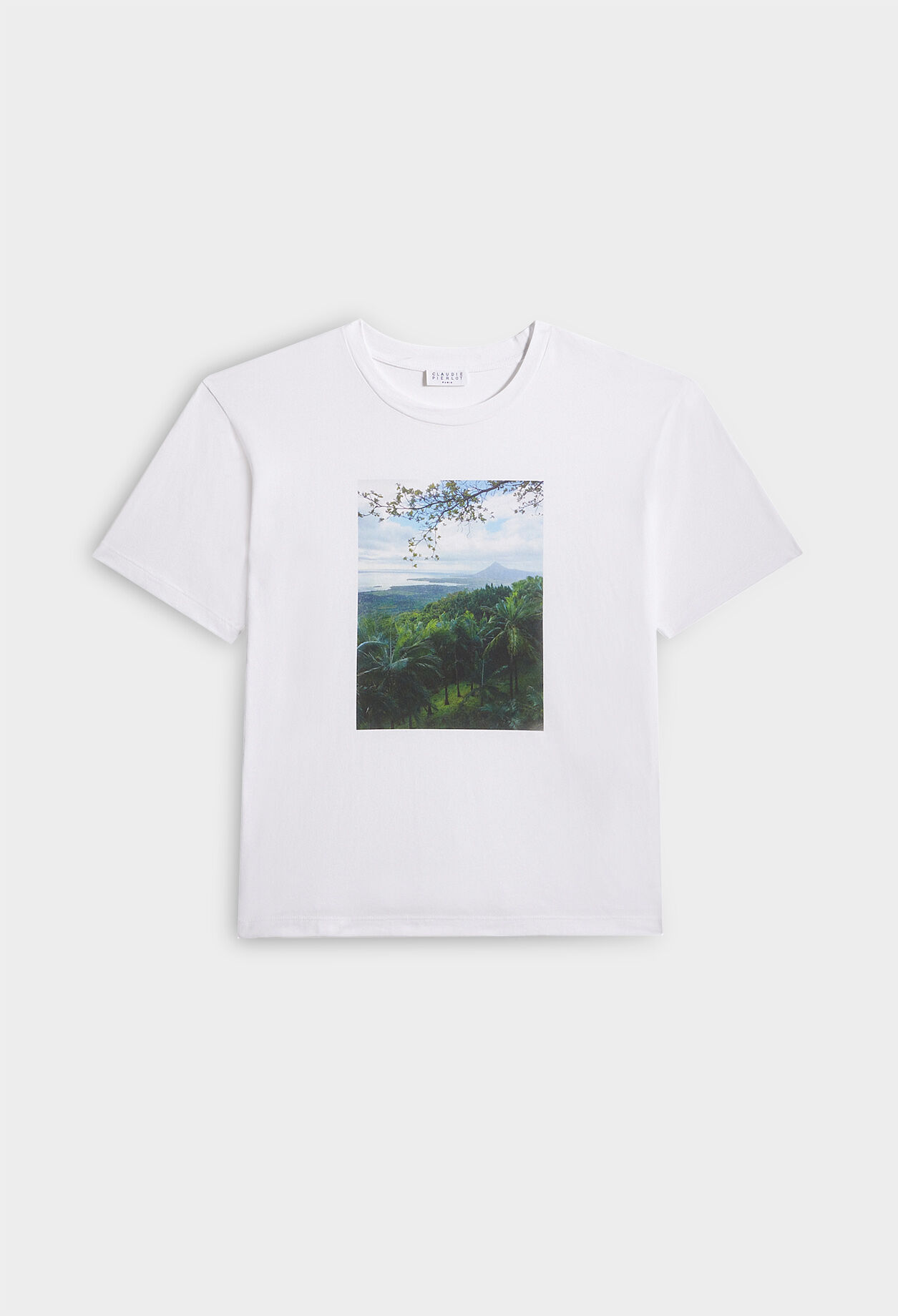 Organic cotton screen-printed T-shirt