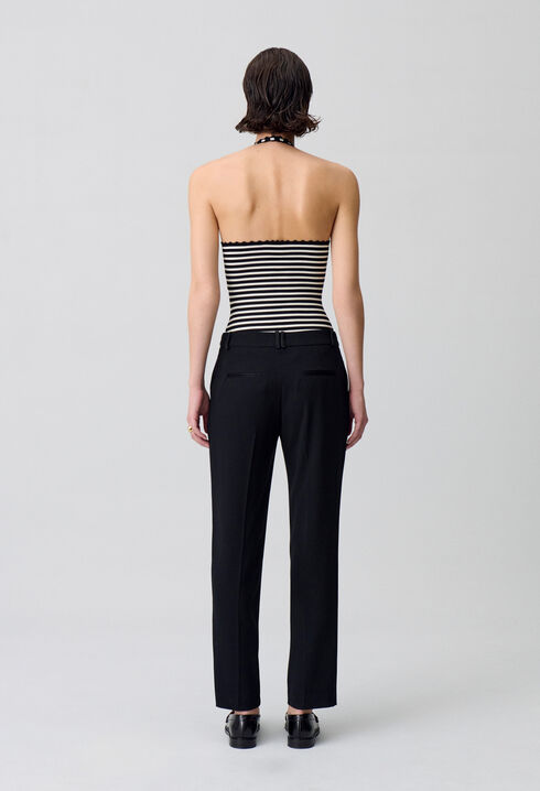 Pantalon tailleur cigarette