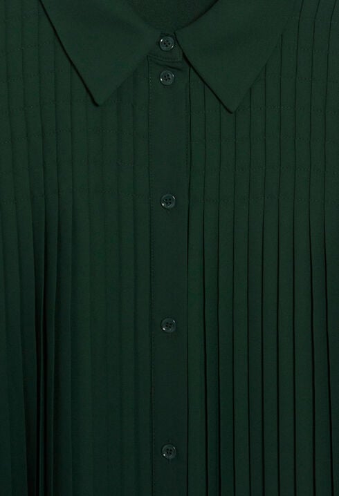 Robe courte plissée