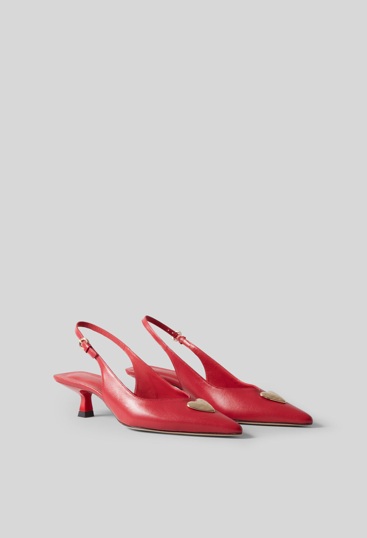 Escarpins c&oelig;ur dor&eacute;