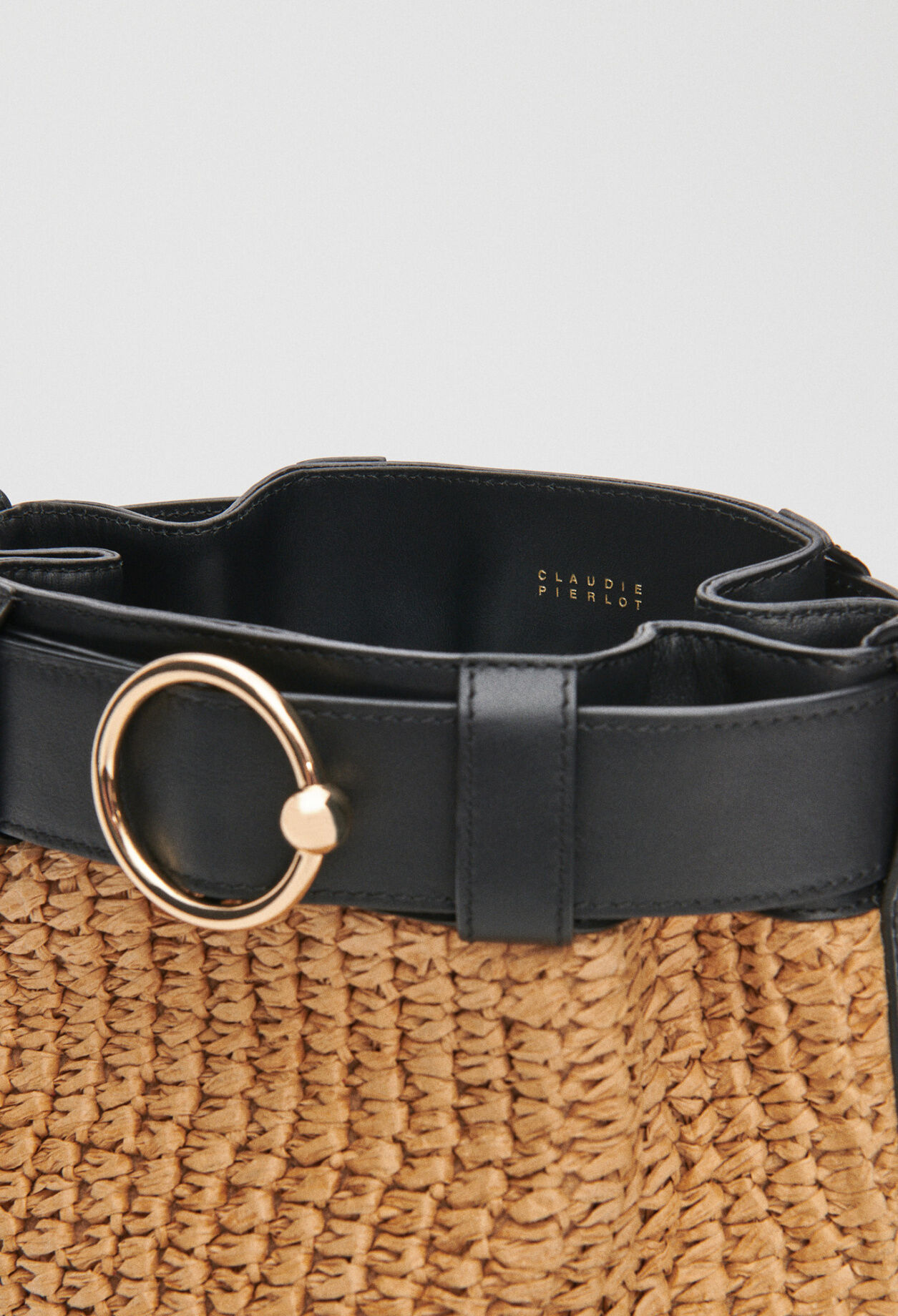 Sac seau en cuir responsable