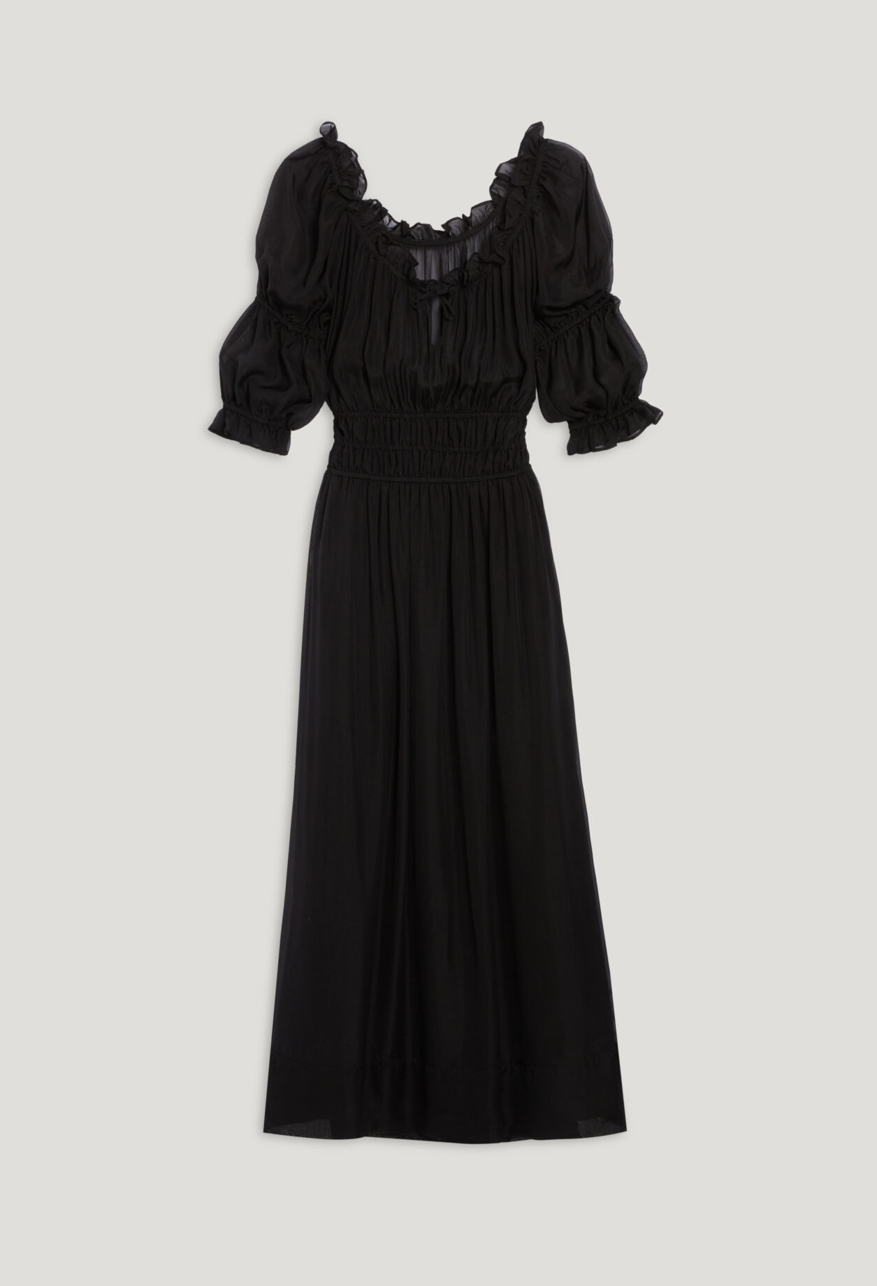 Robe longue noire