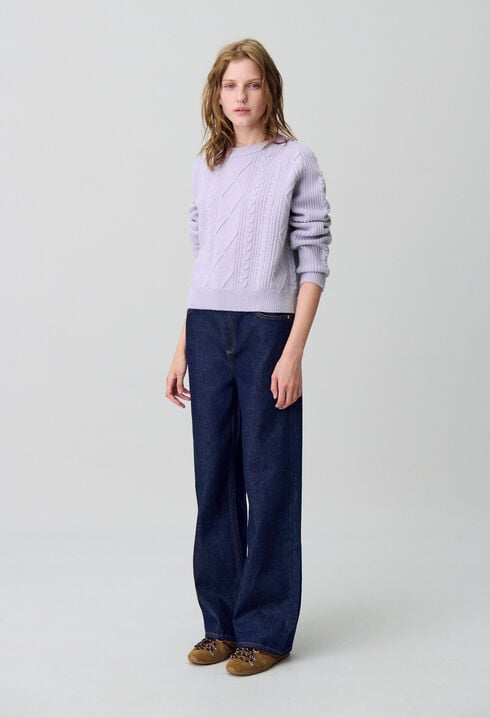 Pull jacquard large