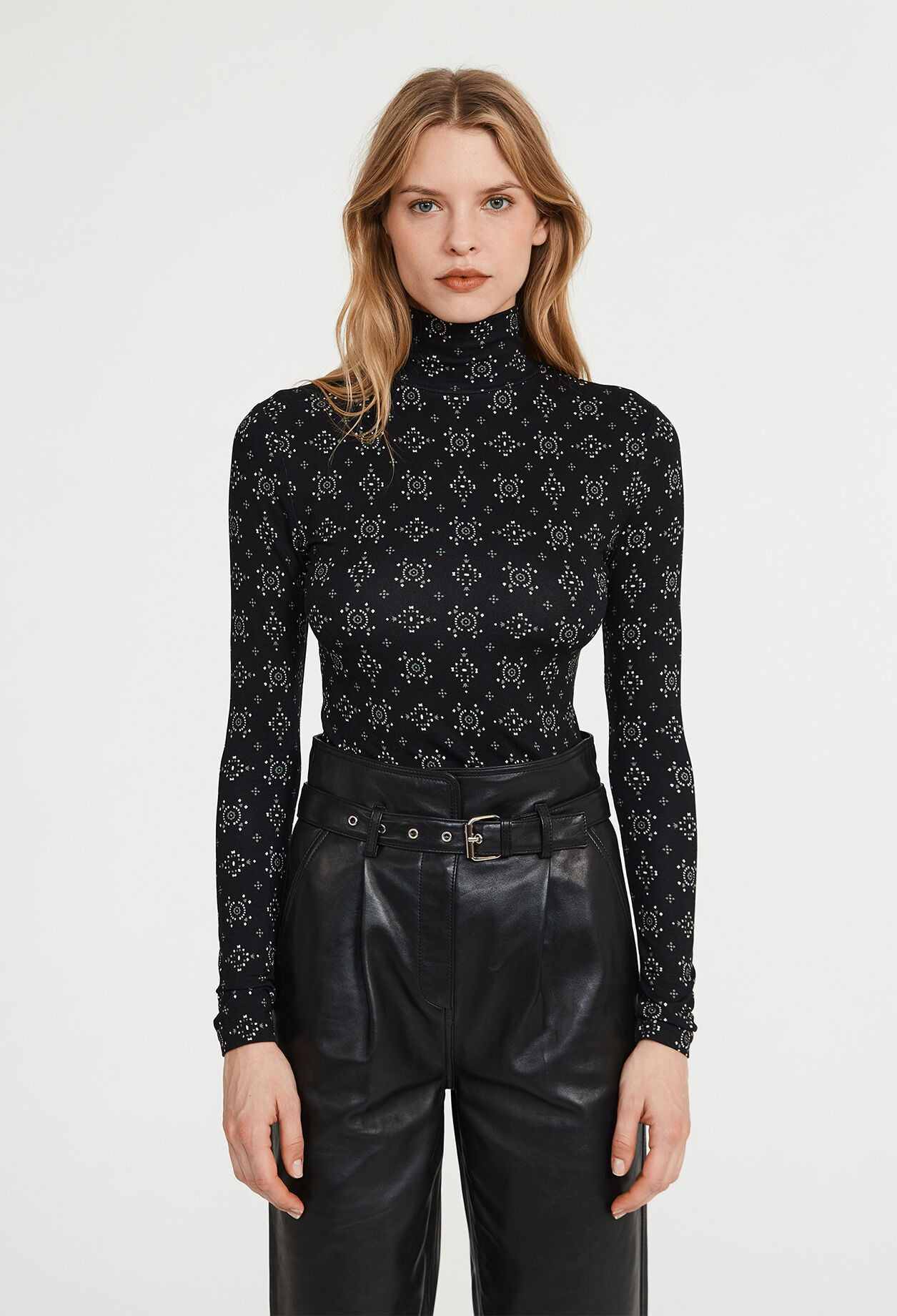 Top imprimé floral