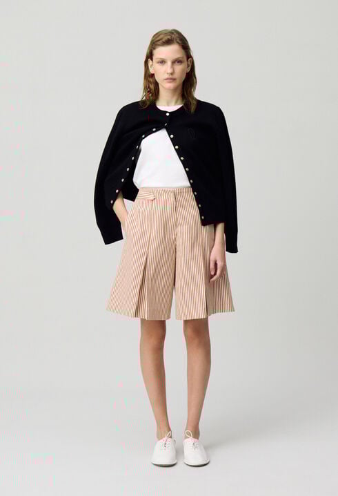 Short rayé