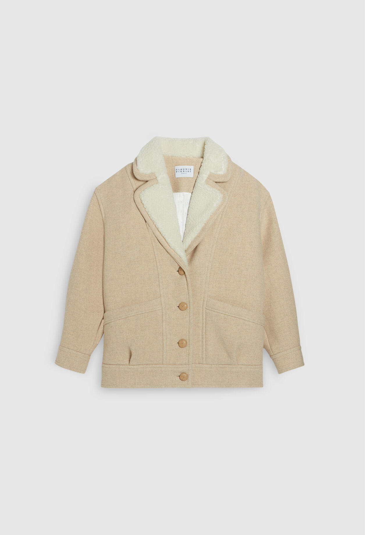 Short wool coat