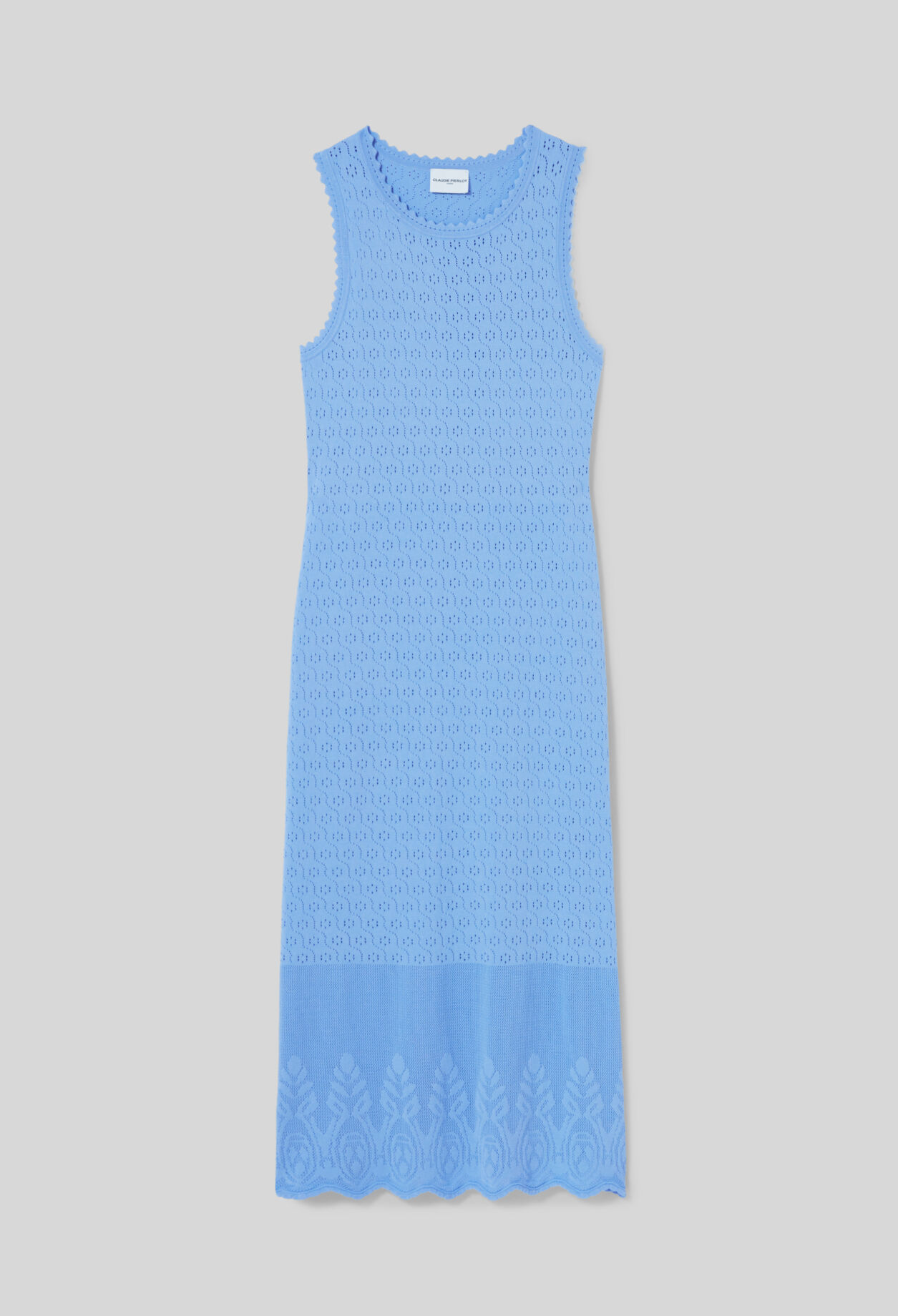 Robe mi-longue en maille