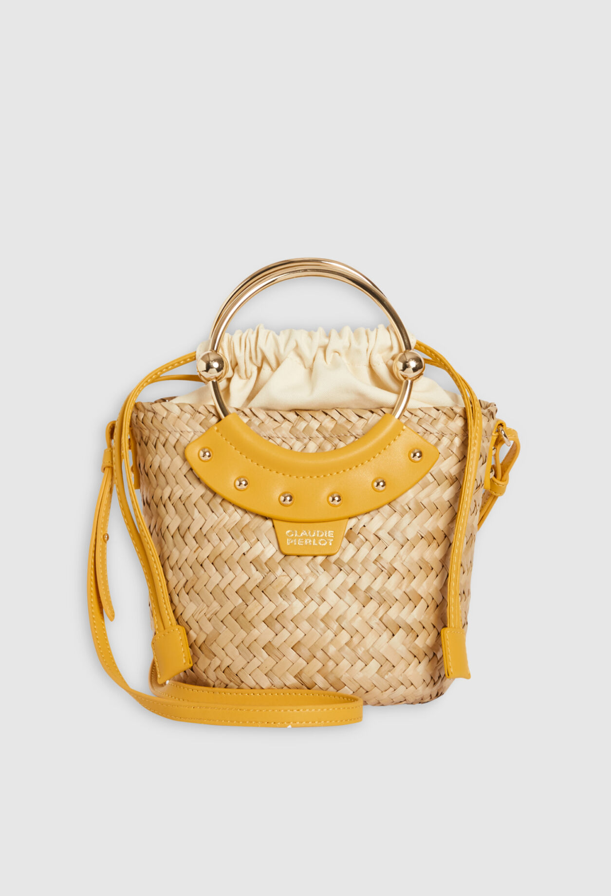 Abeille mini-basket in straw