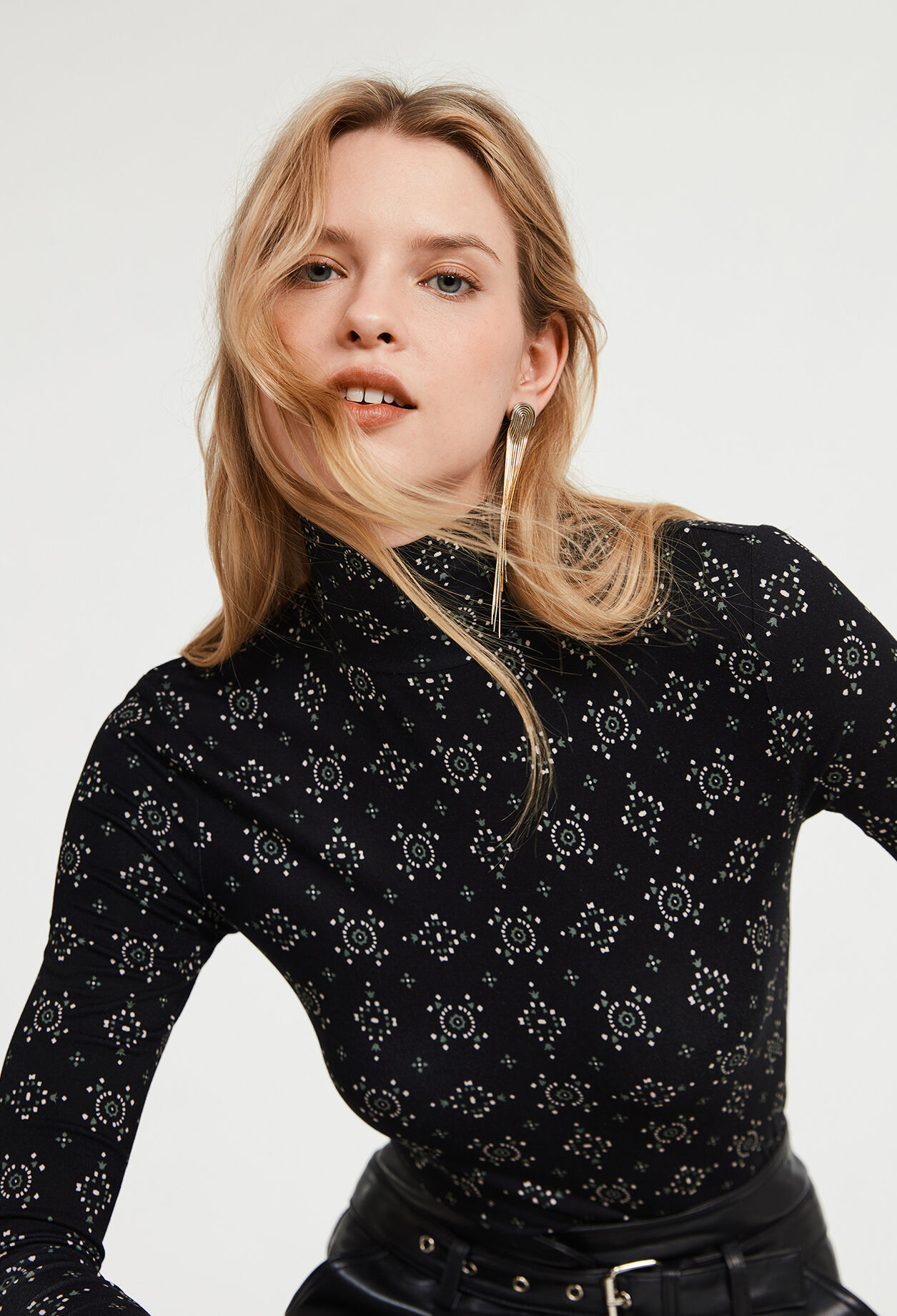 Top imprimé floral