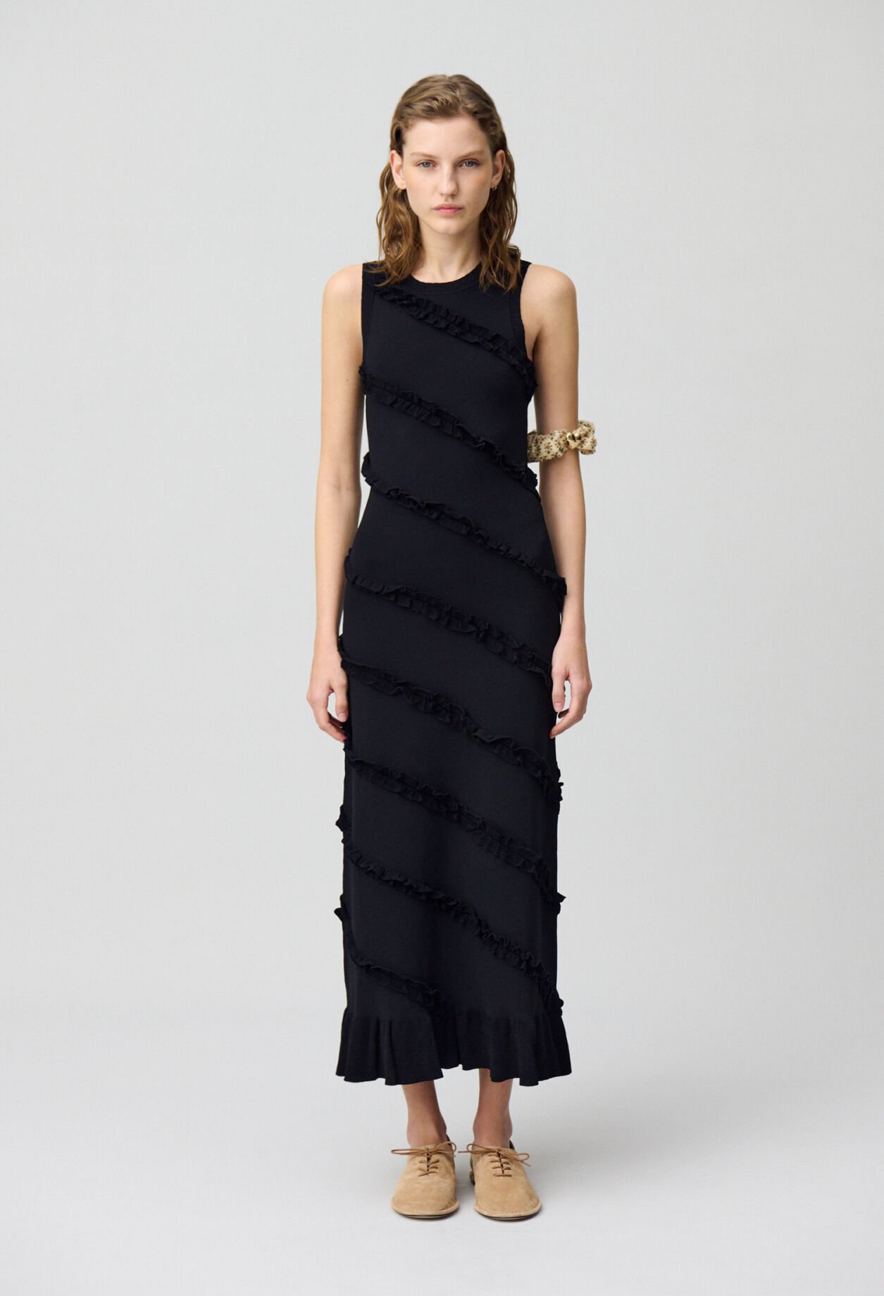 Robe longue fine maille