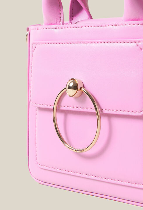 Mini sac Anouck cuir lisse chaîne