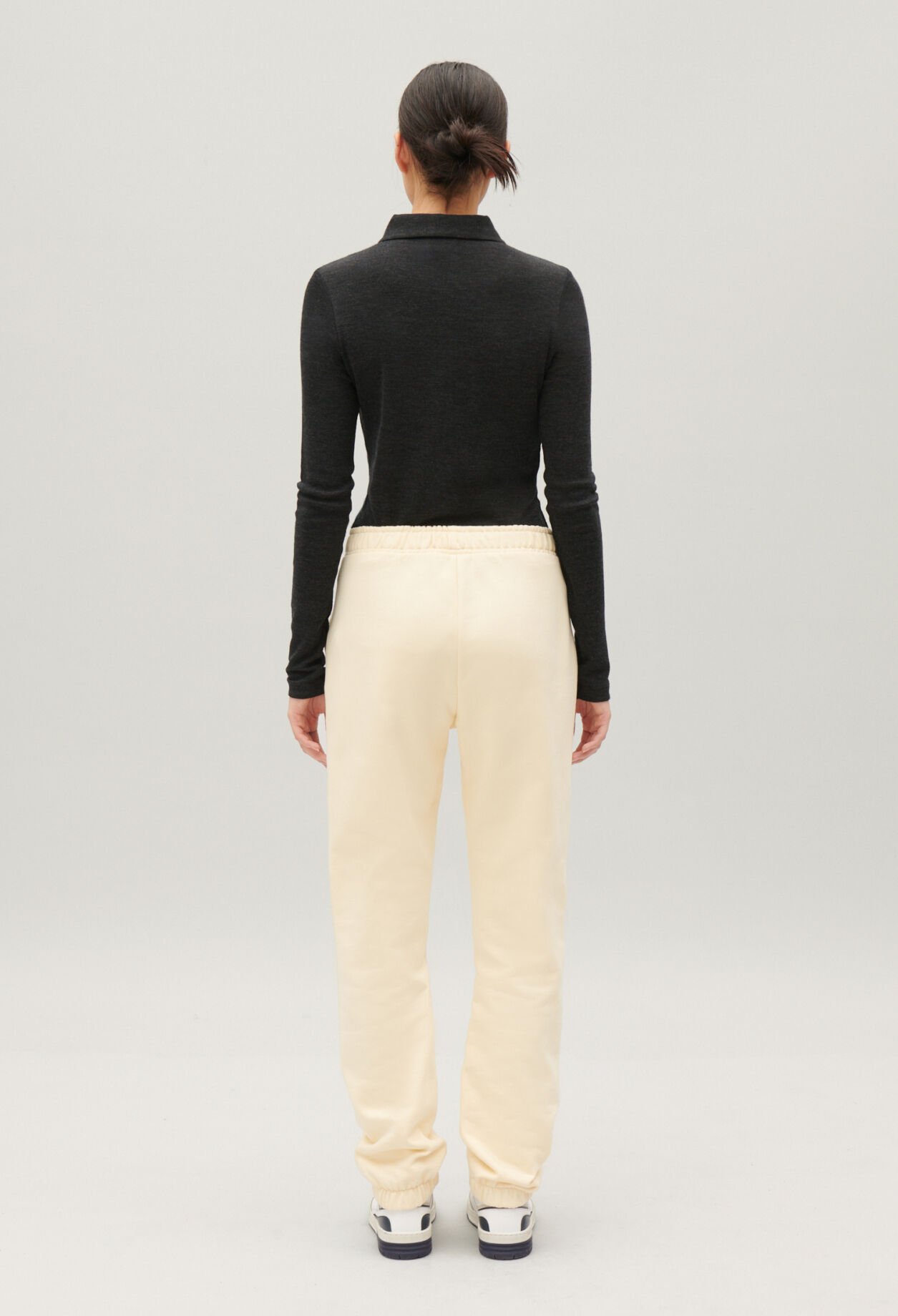 Pantalon jogging vanille