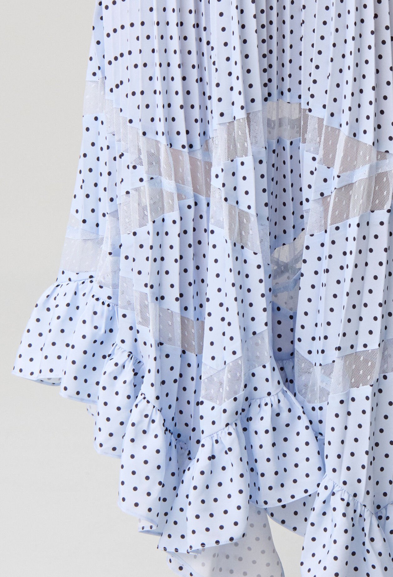 Polka dot midi dress