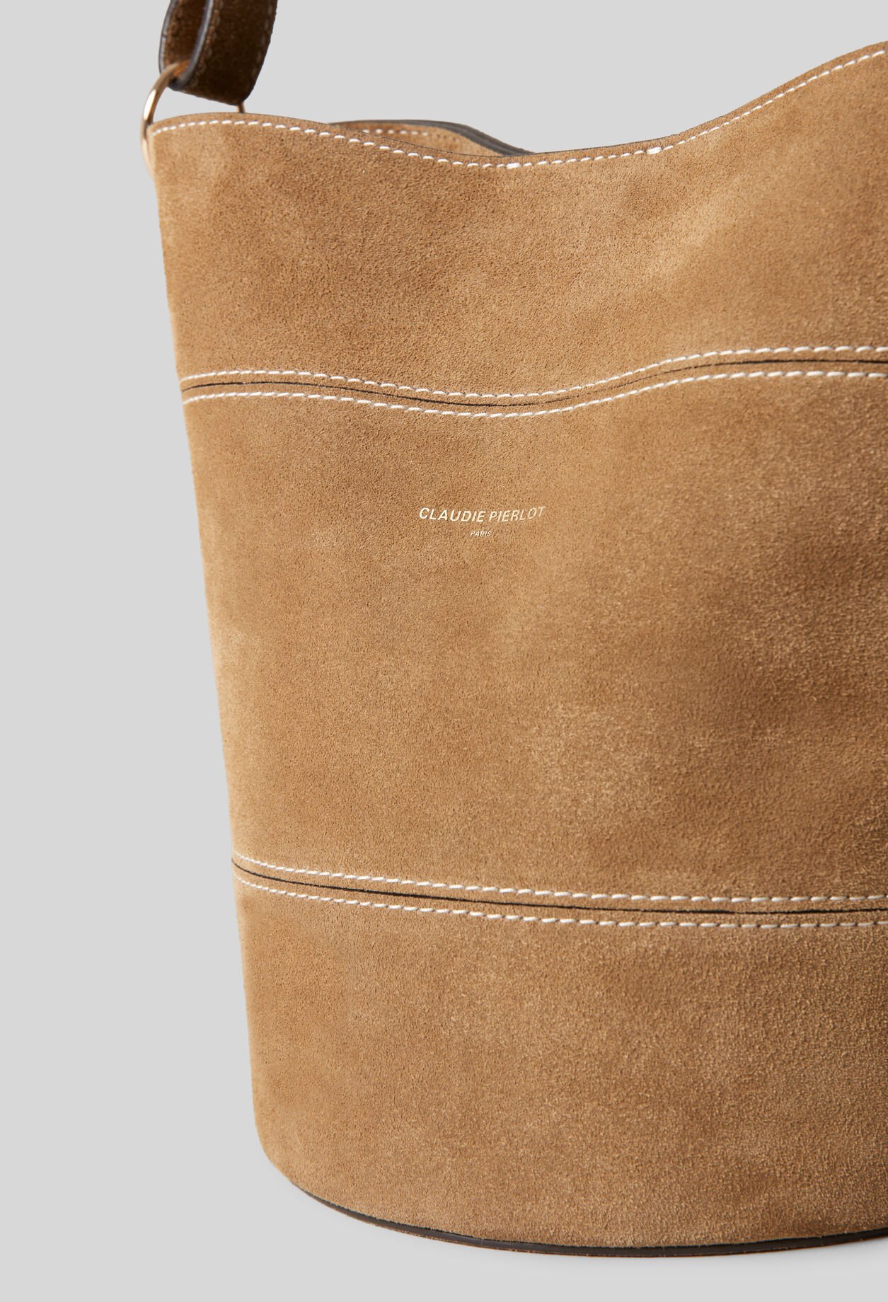 Sac seau Solveig suède