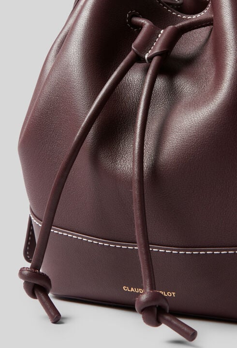 Sac seau cuir