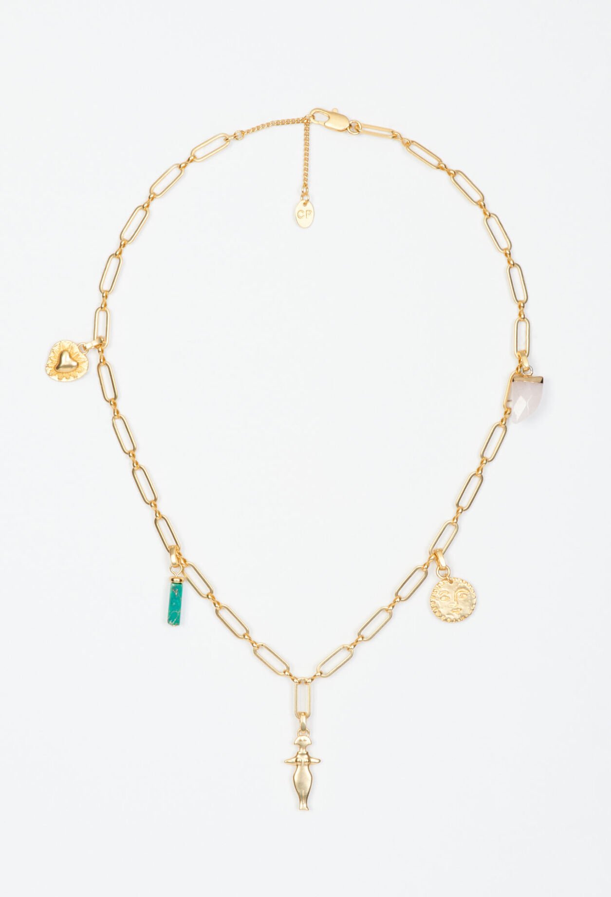 Collier doré à maillons