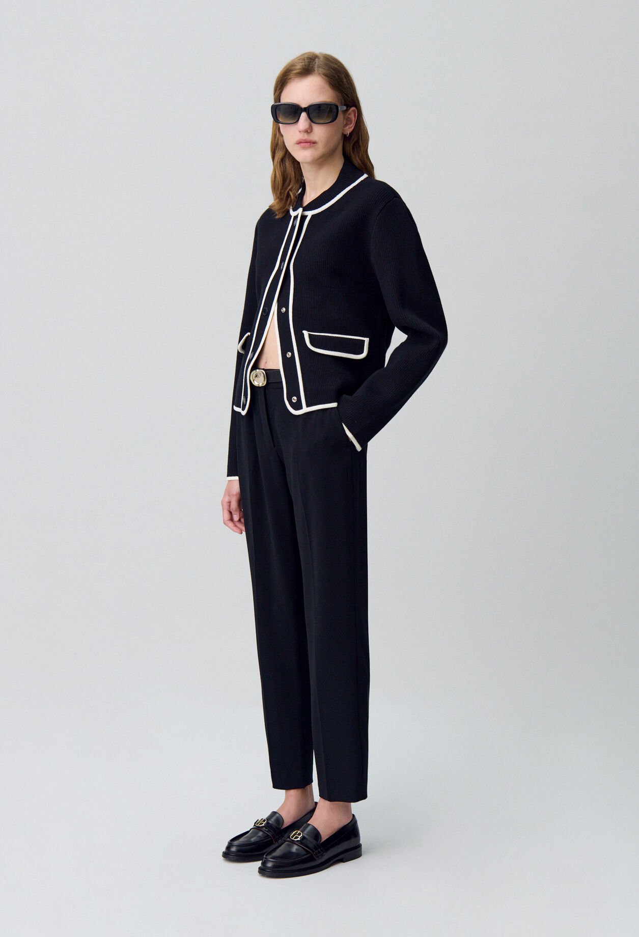 Plain tailored trousers 