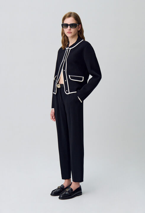 Pantalon tailleur cigarette