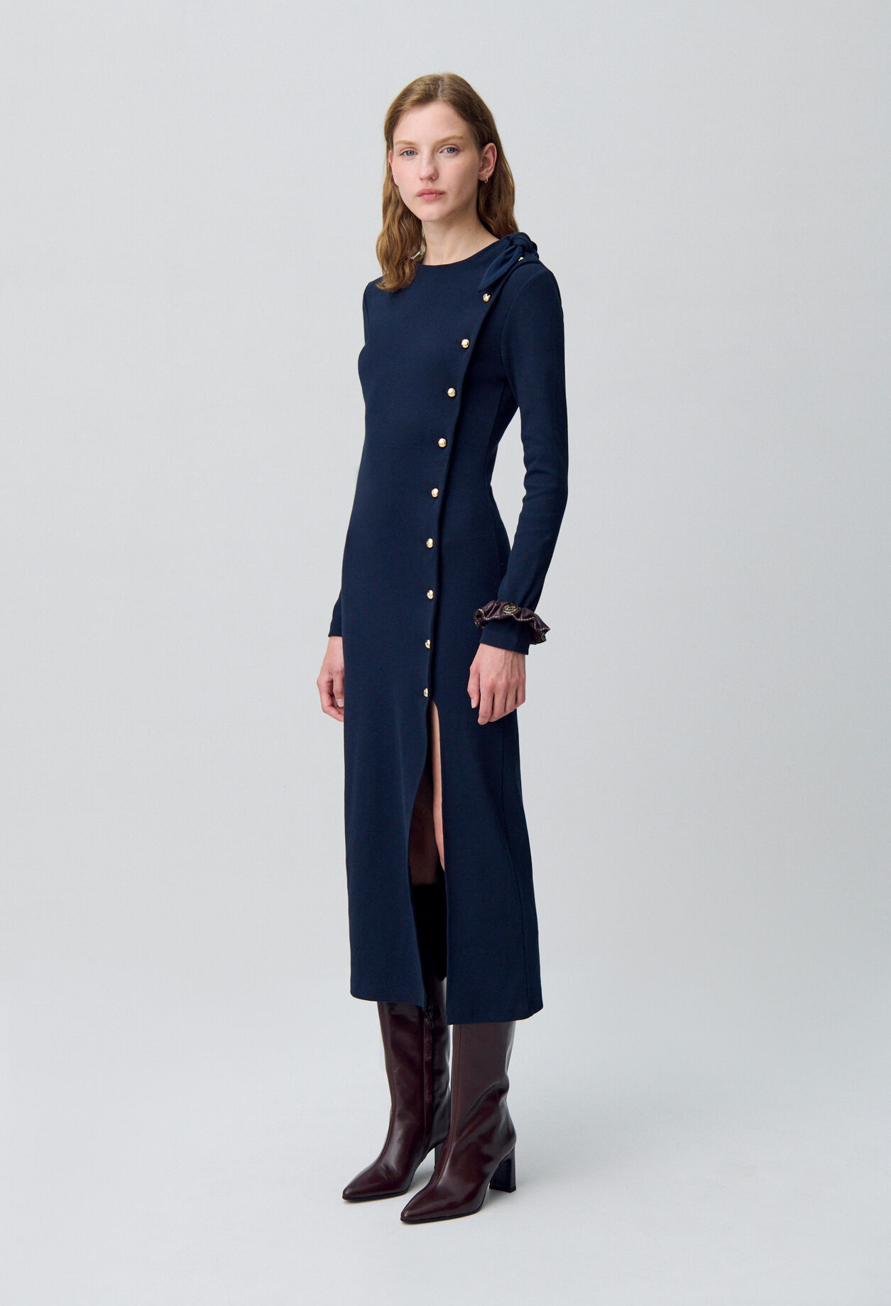 Long knit dress