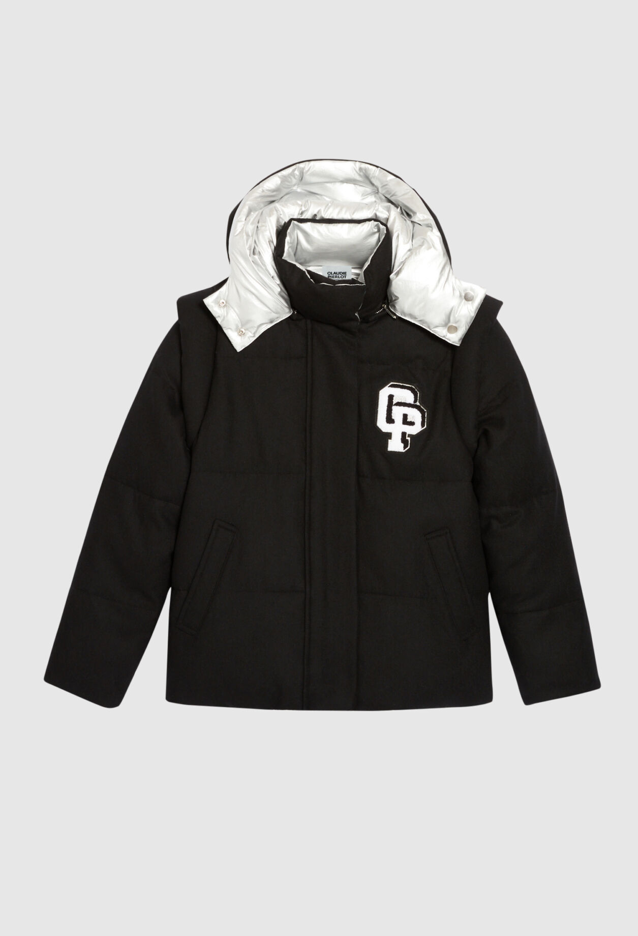 Two tone reversible puffer jacket