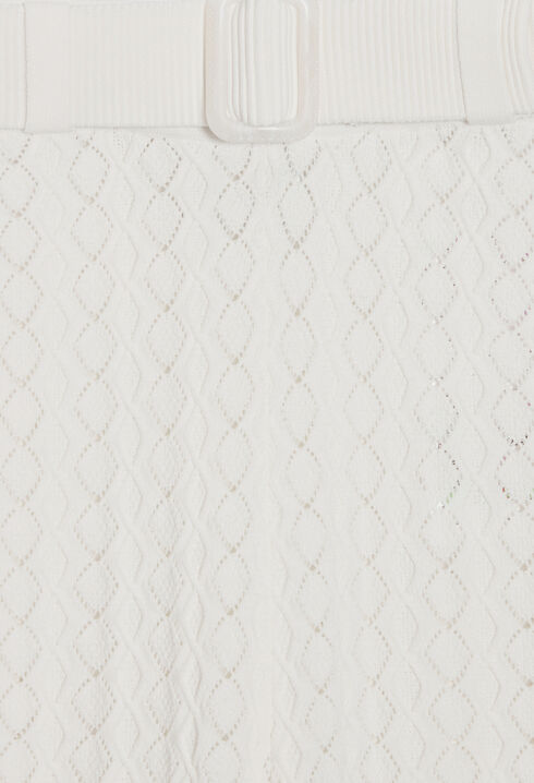 Pantalon maille écru